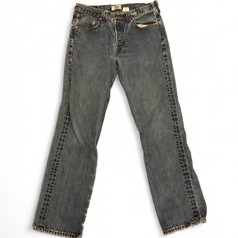 Levi’s Blue 501 Jeans, Perfectly Worn In